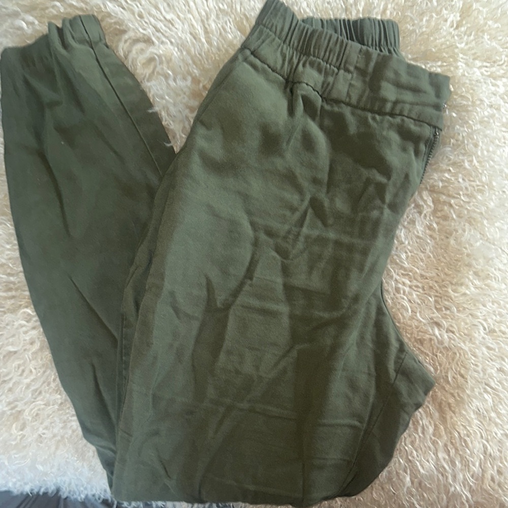 Olive Green casual Jogger Pants